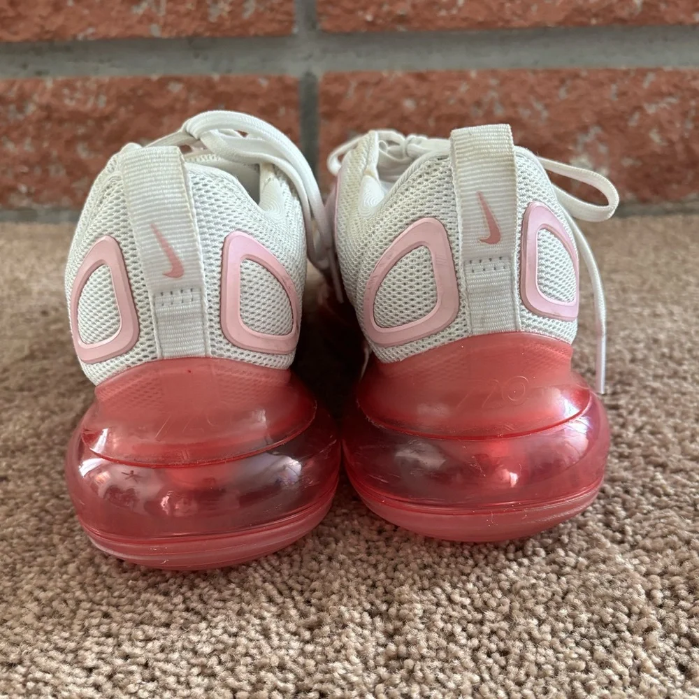 Nike Air Max 720 Pink and White Sneakers - Picture 6 of 8